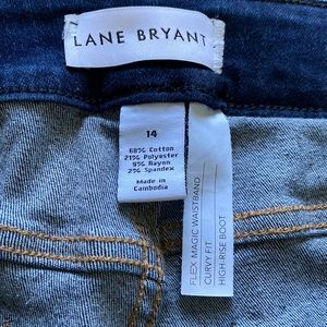 Lane Bryant, size 14, High Rise Boot Jeans